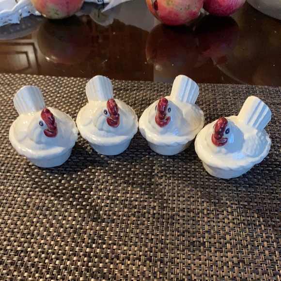 Other - Four - chicken decor for kitchen